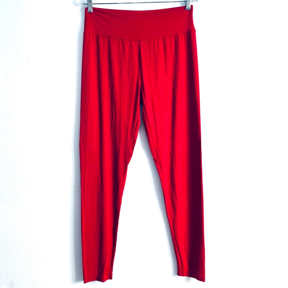 Wearables by XCVI Holiday Red Stretch Lounge Pants